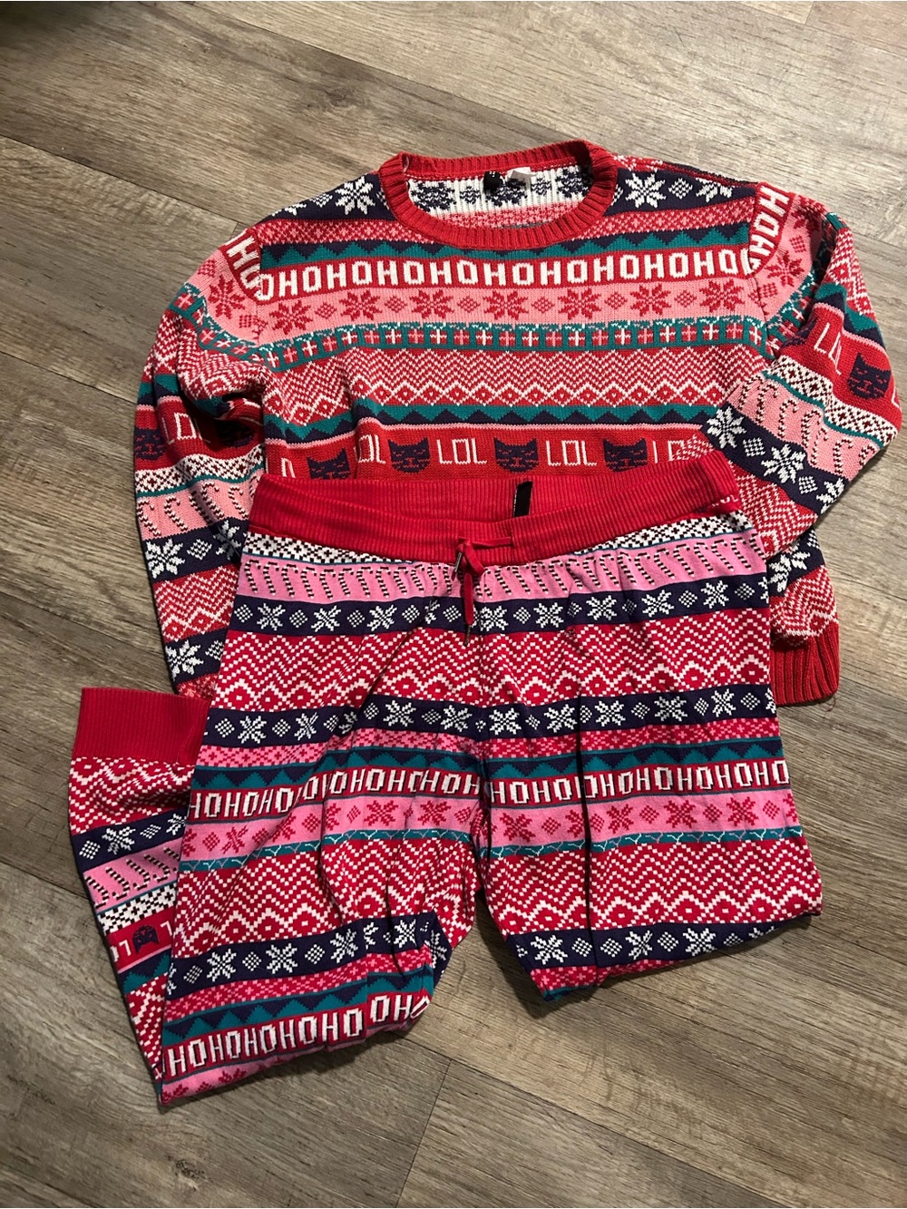 H&M Christmas pajama set